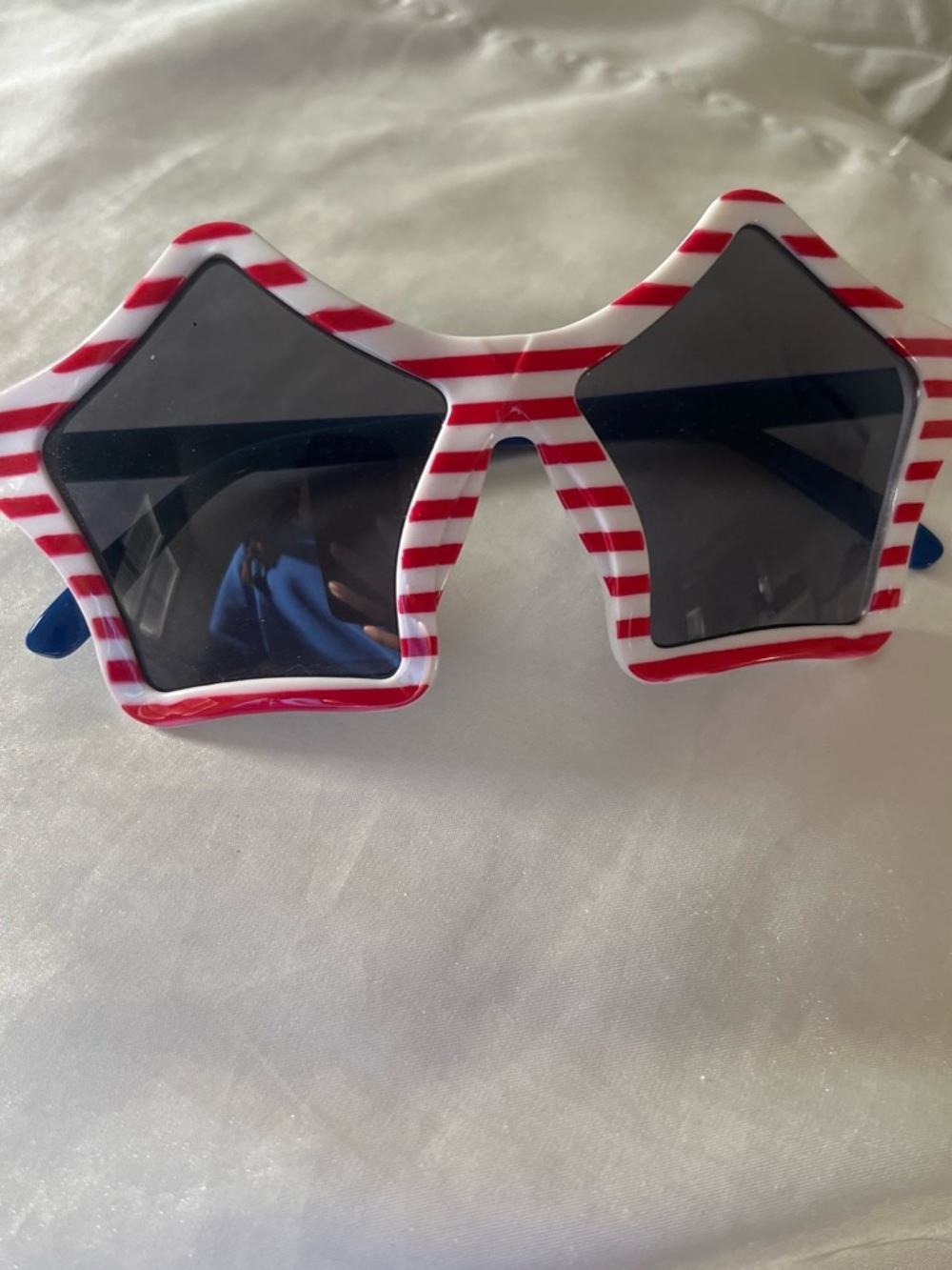Target Star-Shaped Kids Sunglasses - Red & White Stripe